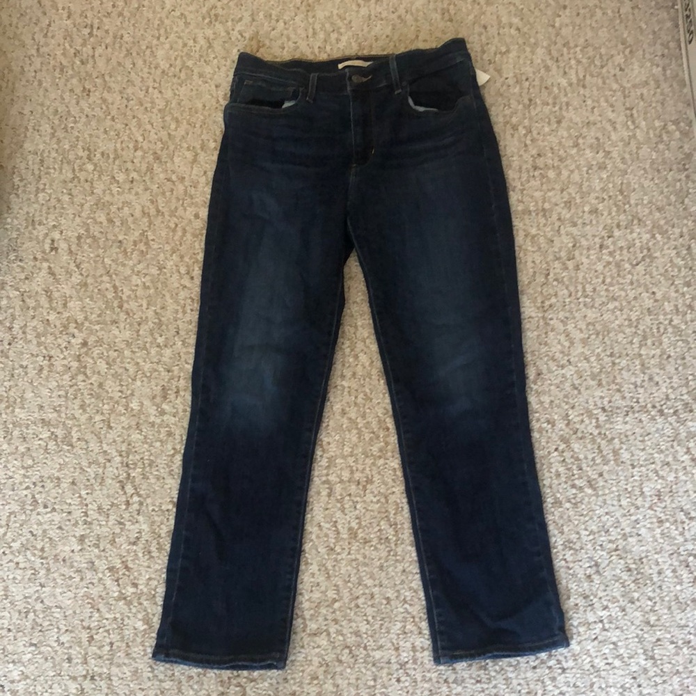 High rise Straight crop LEVI jeans